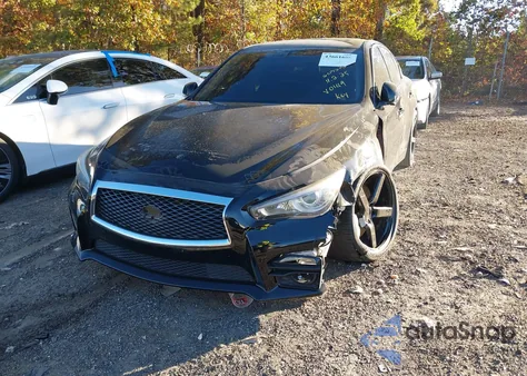 2014 Infiniti Q50 Sport from USA, damaged, VIN JN1BV7AP4EM670149
